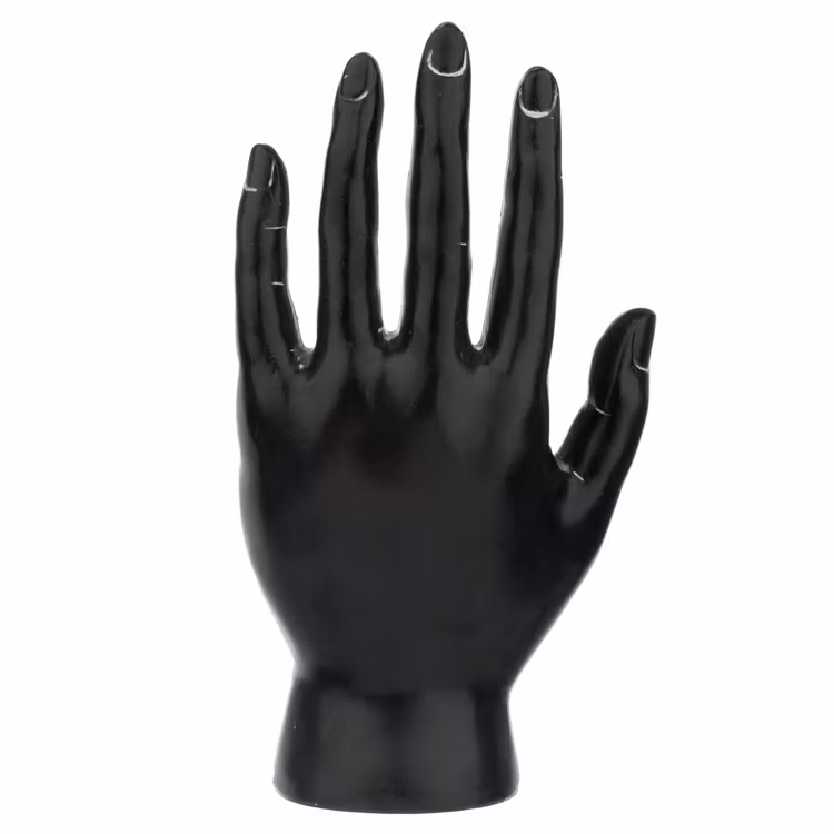 Svart och Vit Mantrisk Hand Stor