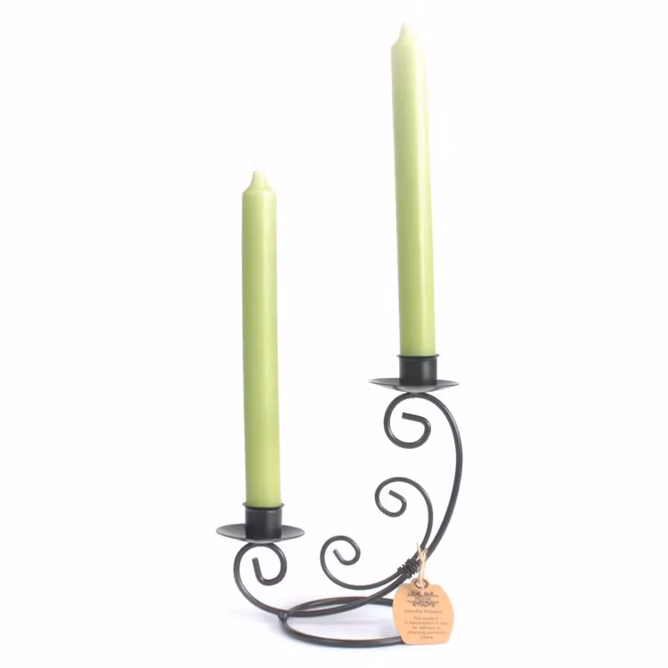 Ljusstake i Järn för 2 ljus