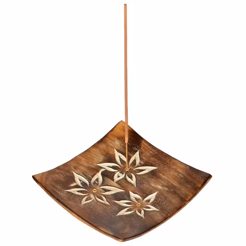 Rökelsehållare Fyrkantig Blommor