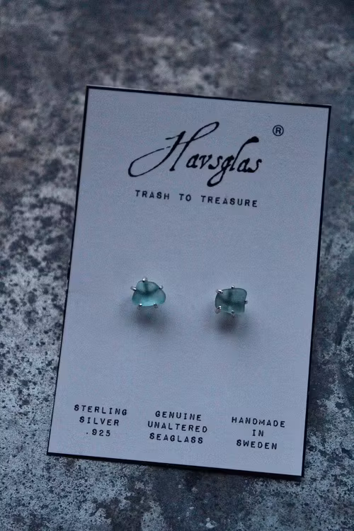 Heavenly Blue stiftörhängen