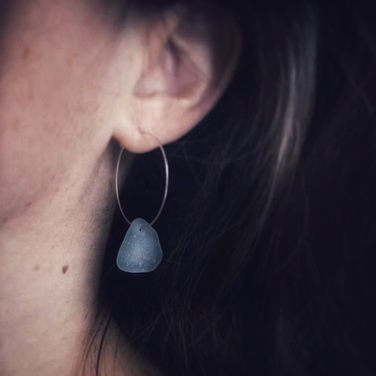 Big Loop Oceanic Sky örhängen