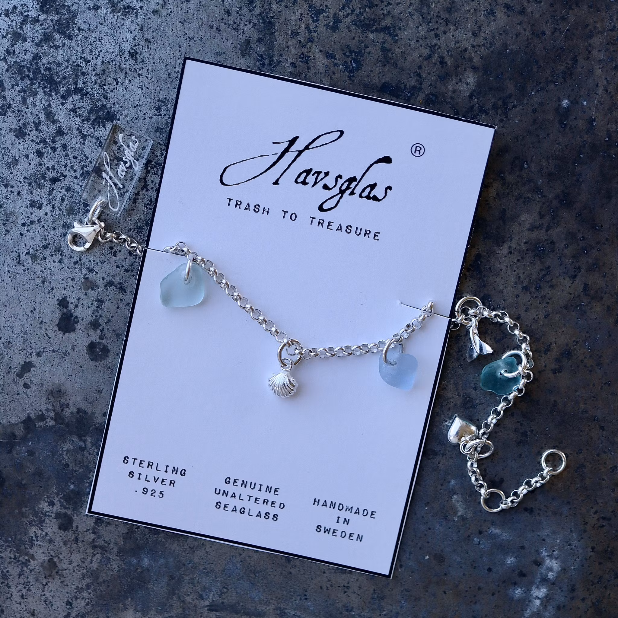 Berlockarmband Seafoam