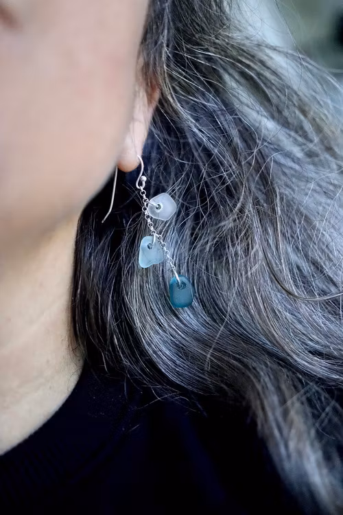 Treasure Hunter´s Green Ombre örhängen