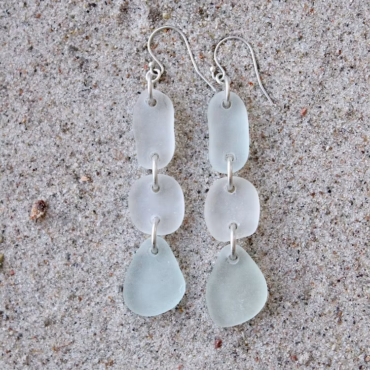 Winter trippelörhängen