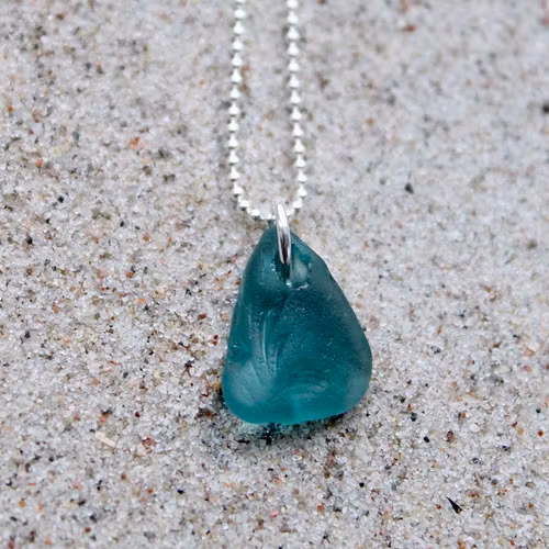 Fireworks in Blue halsband