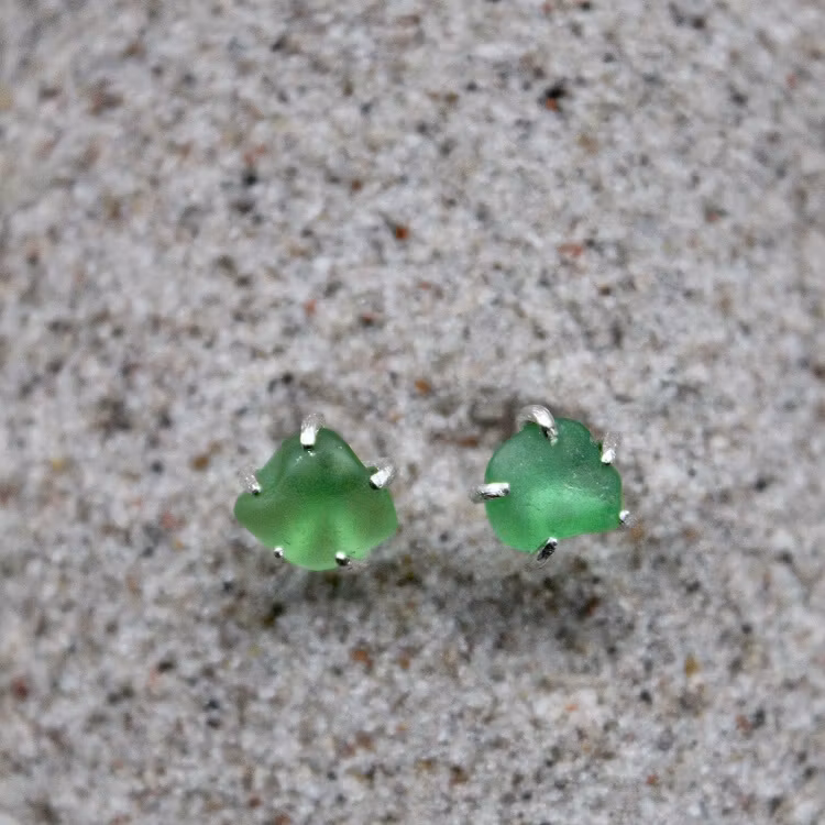 Green Love stiftörhängen