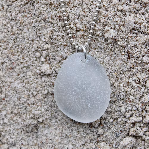 White Petal halsband