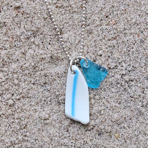 Perfect Match Blue Line halsband