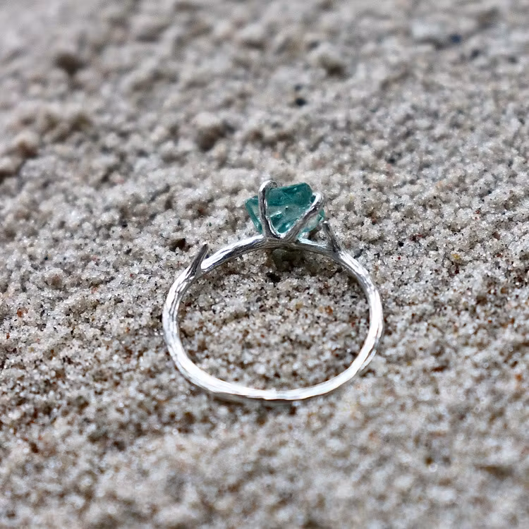 Sea Of Sparkling Joy ring