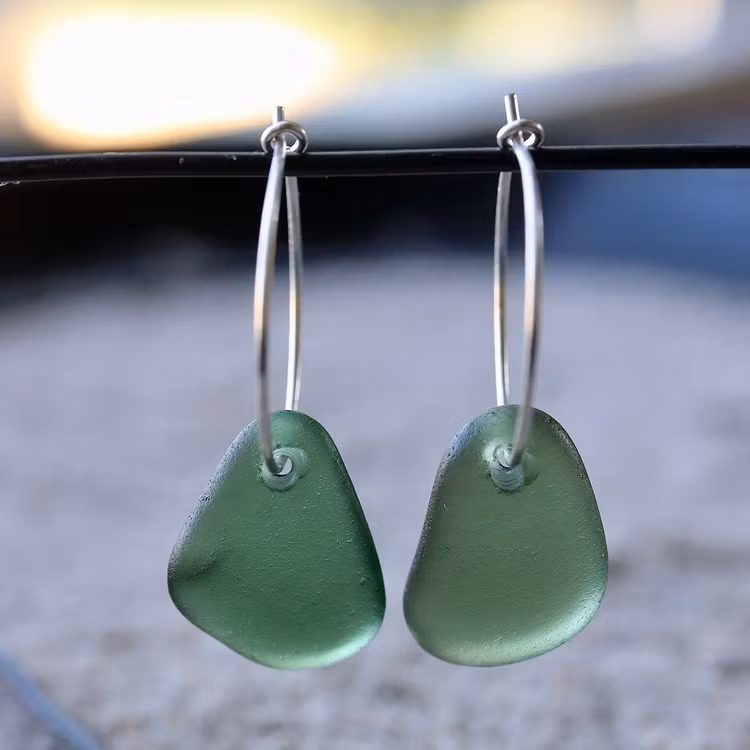 Small Loop Forest Deep örhängen