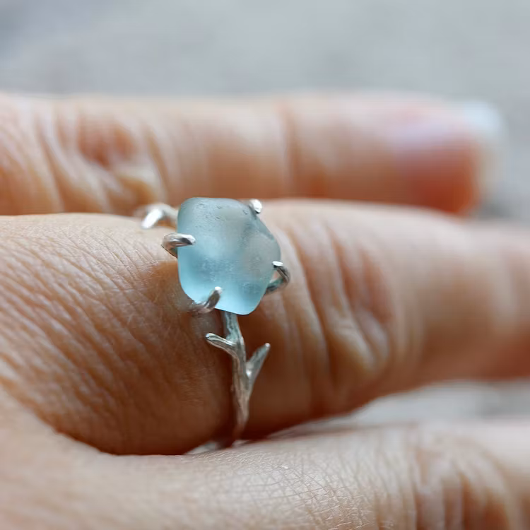 Blue Skies ring