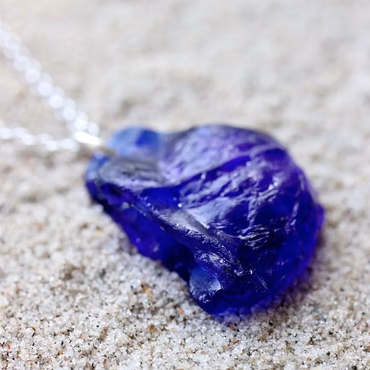 Big Bonfire Blue halsband