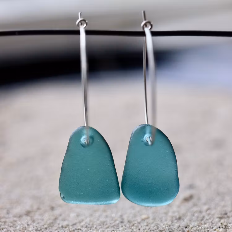 Big Loop Neverending Blue örhängen