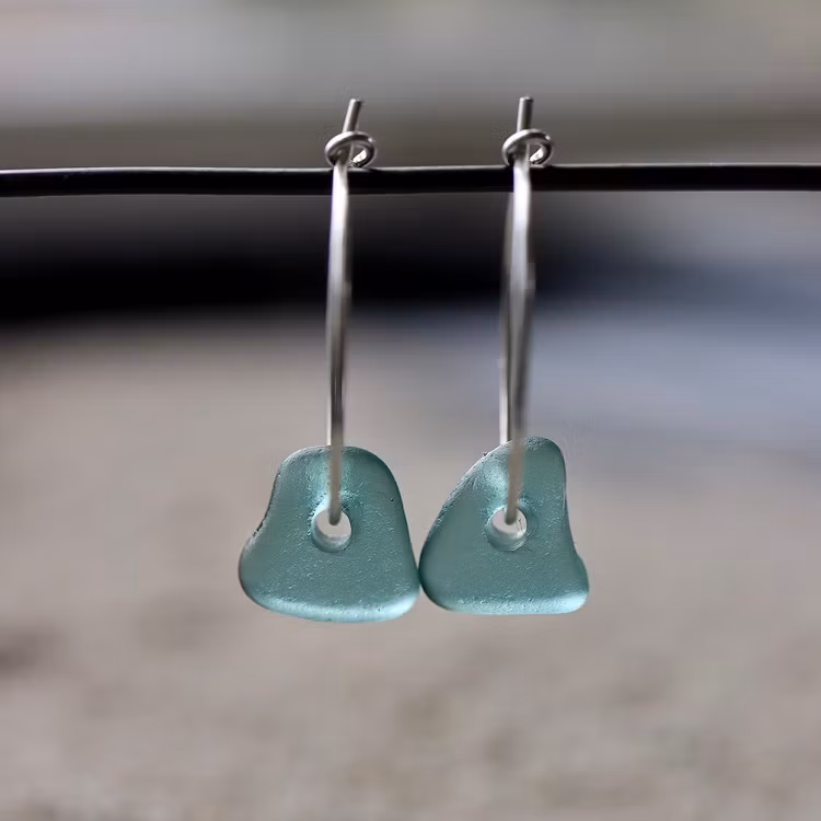 Small Loop Mini Waves örhängen