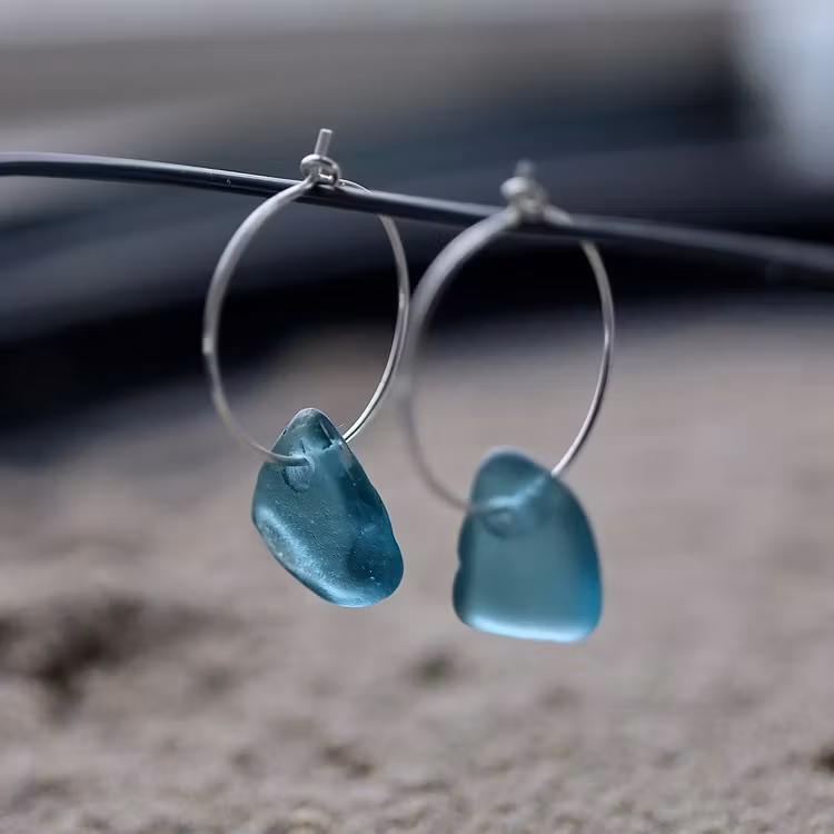 Small Loop So Blue örhängen