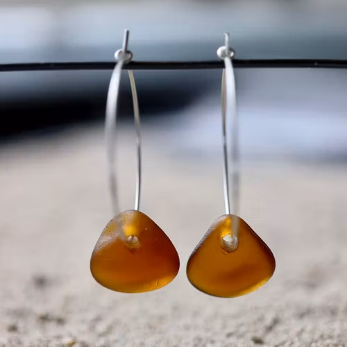 Big Loop Nutshell örhängen