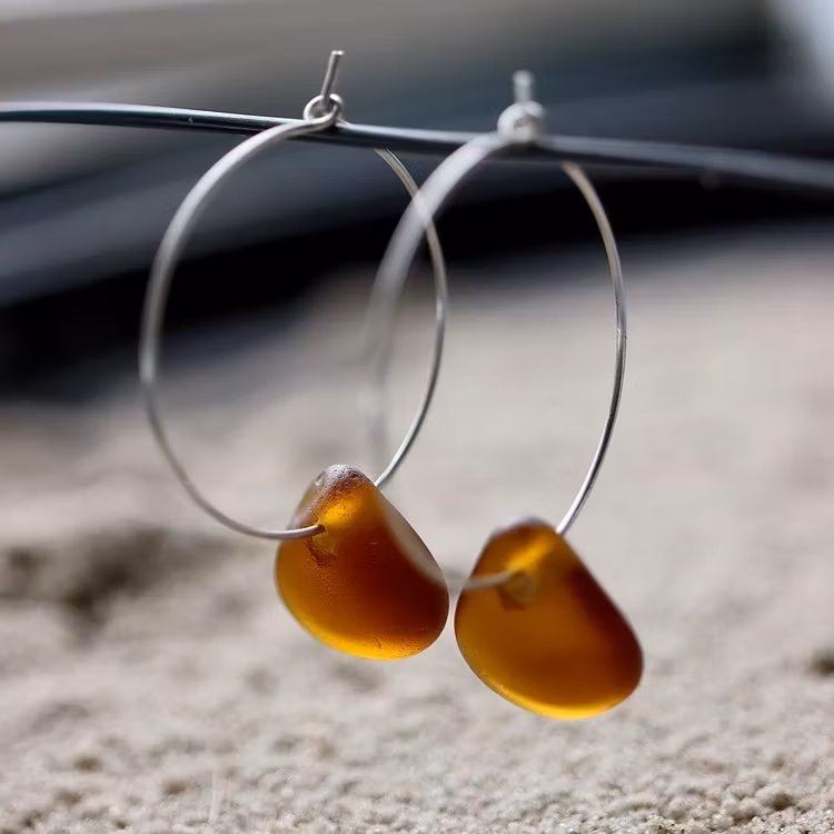 Big Loop Nutshell örhängen