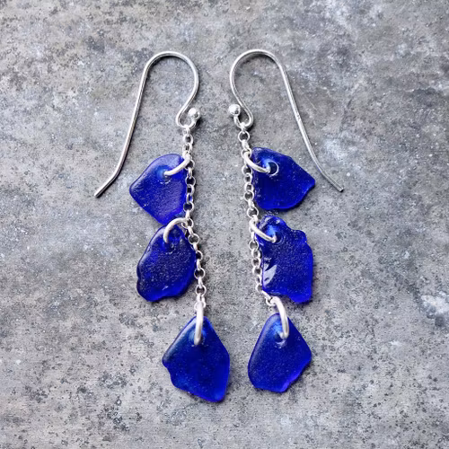 Treasure Hunter´s Blue örhängen