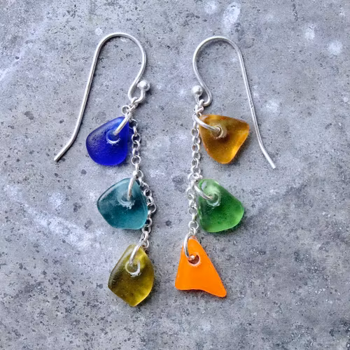 Treasure Hunter´s Rainbow örhängen