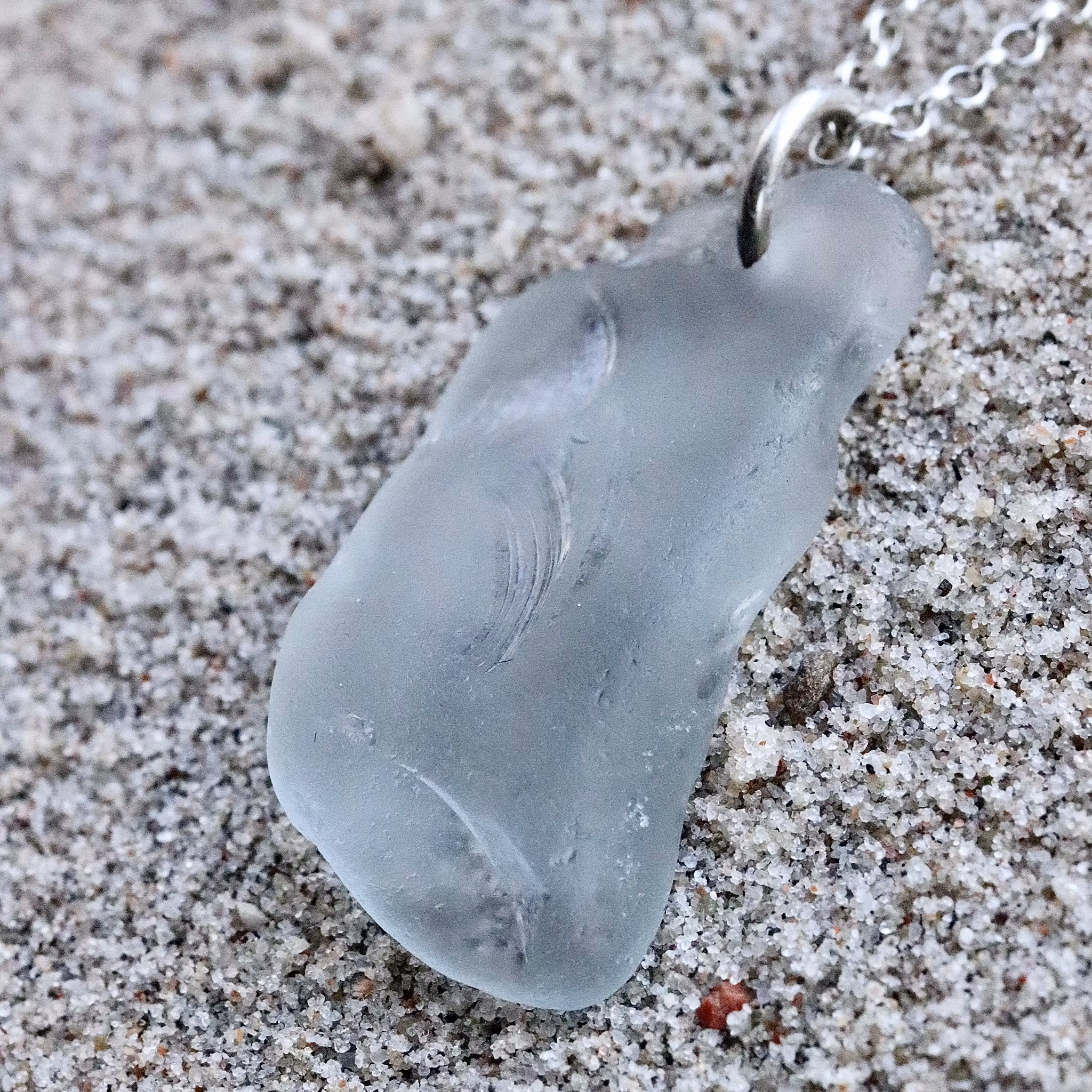 Shimmering Grey halsband