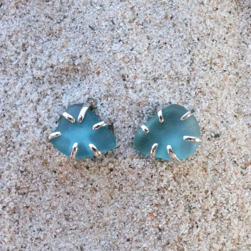 Deep Ocean stiftörhängen