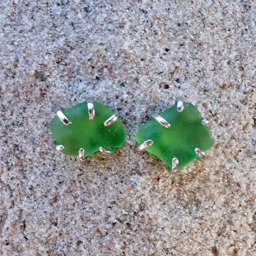 Green Grass Growing stiftörhängen