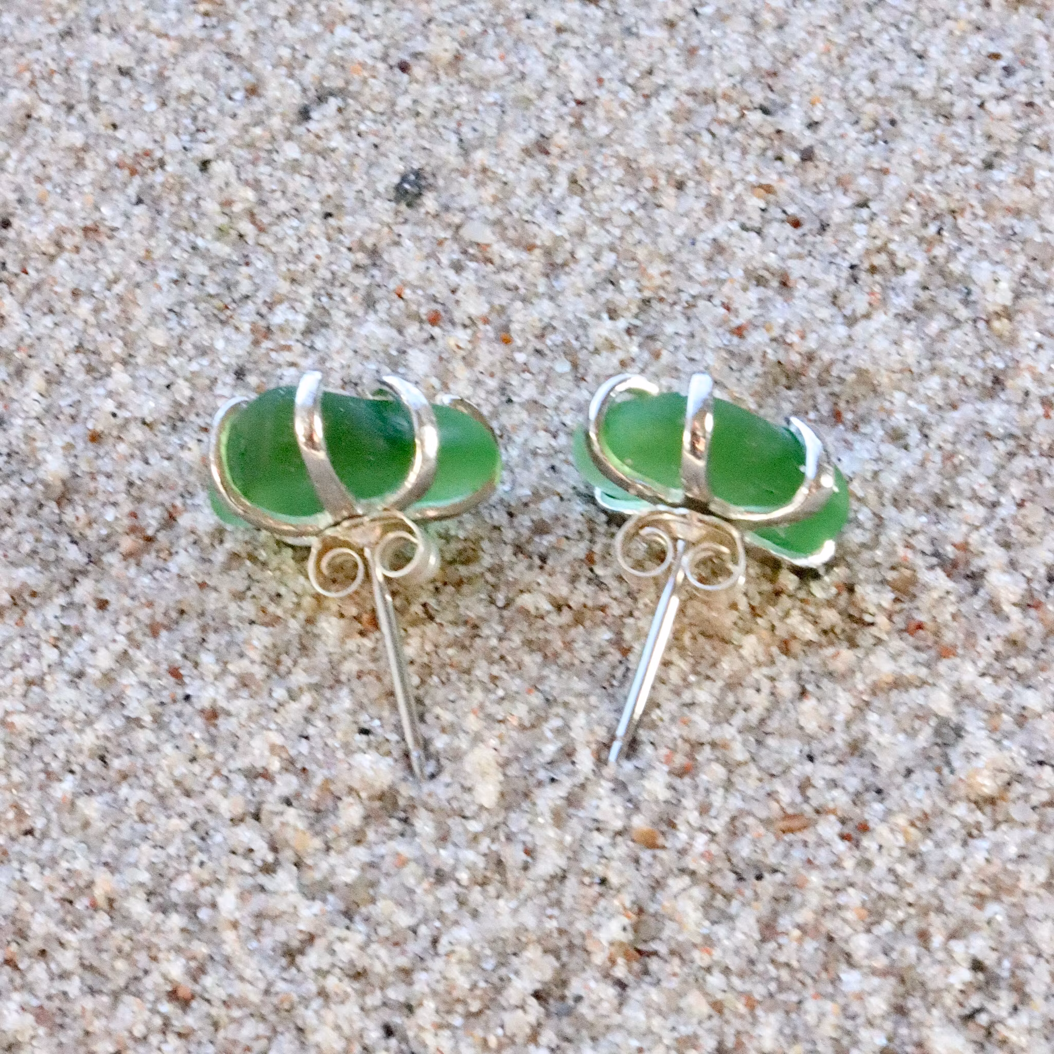 Green Grass Growing stiftörhängen