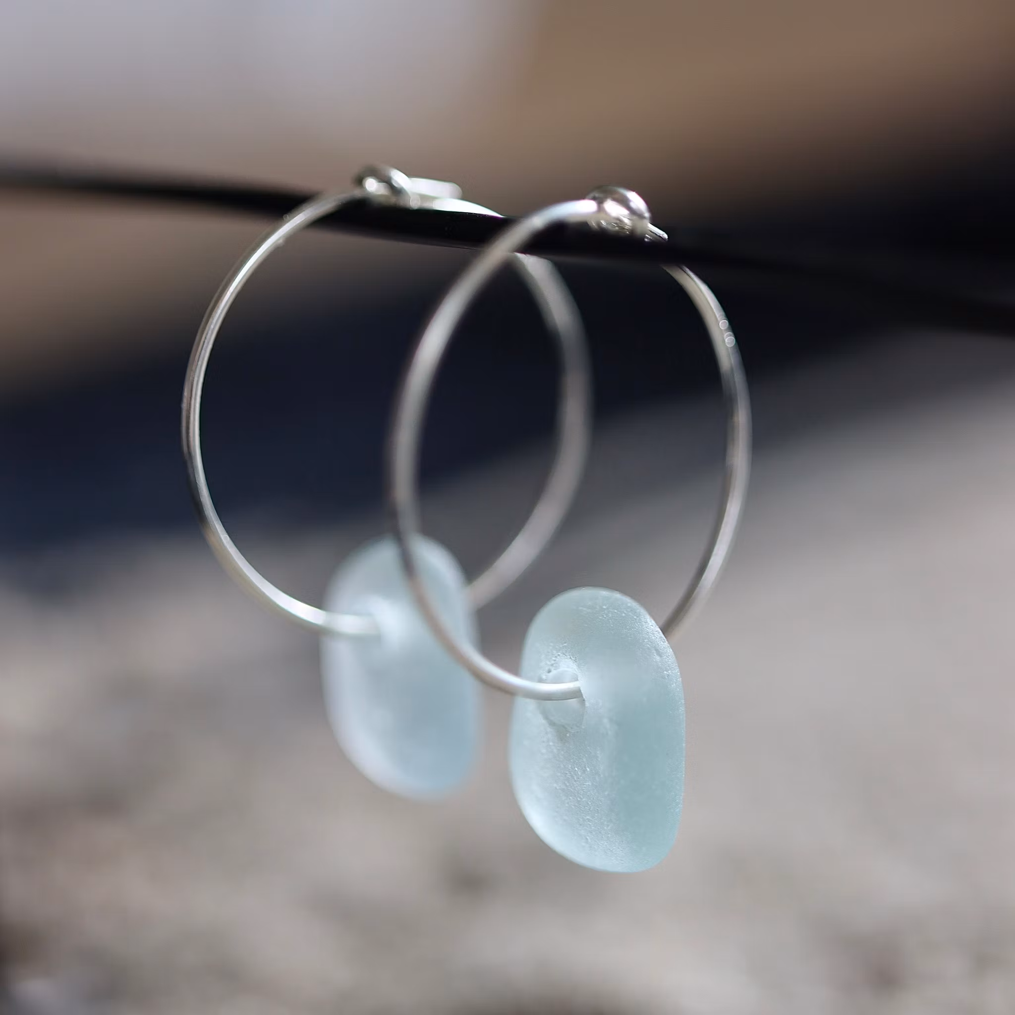 Small Loop Dewdrops örhängen