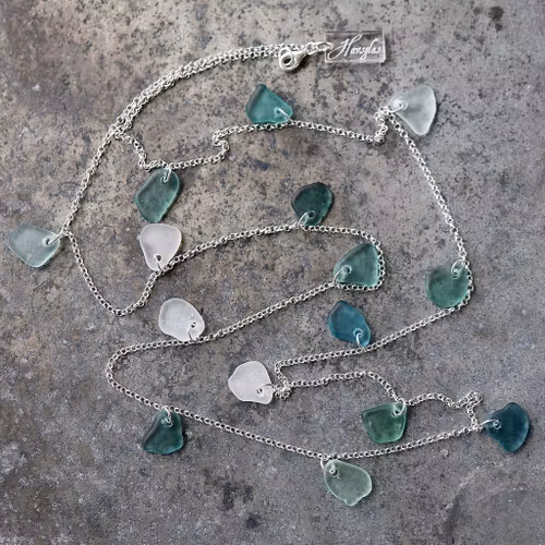 Long Treasure Hunter´s Sea Glitter halsband