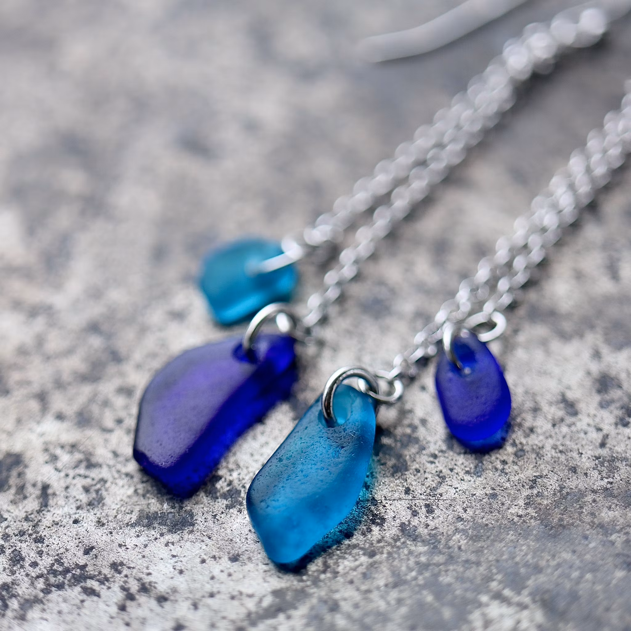 Blue On Blue örhängen