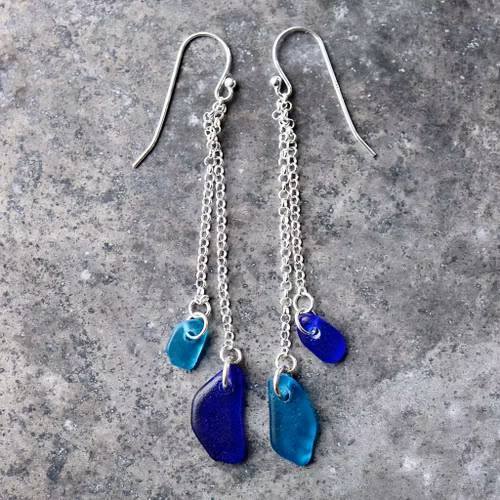 Blue On Blue örhängen