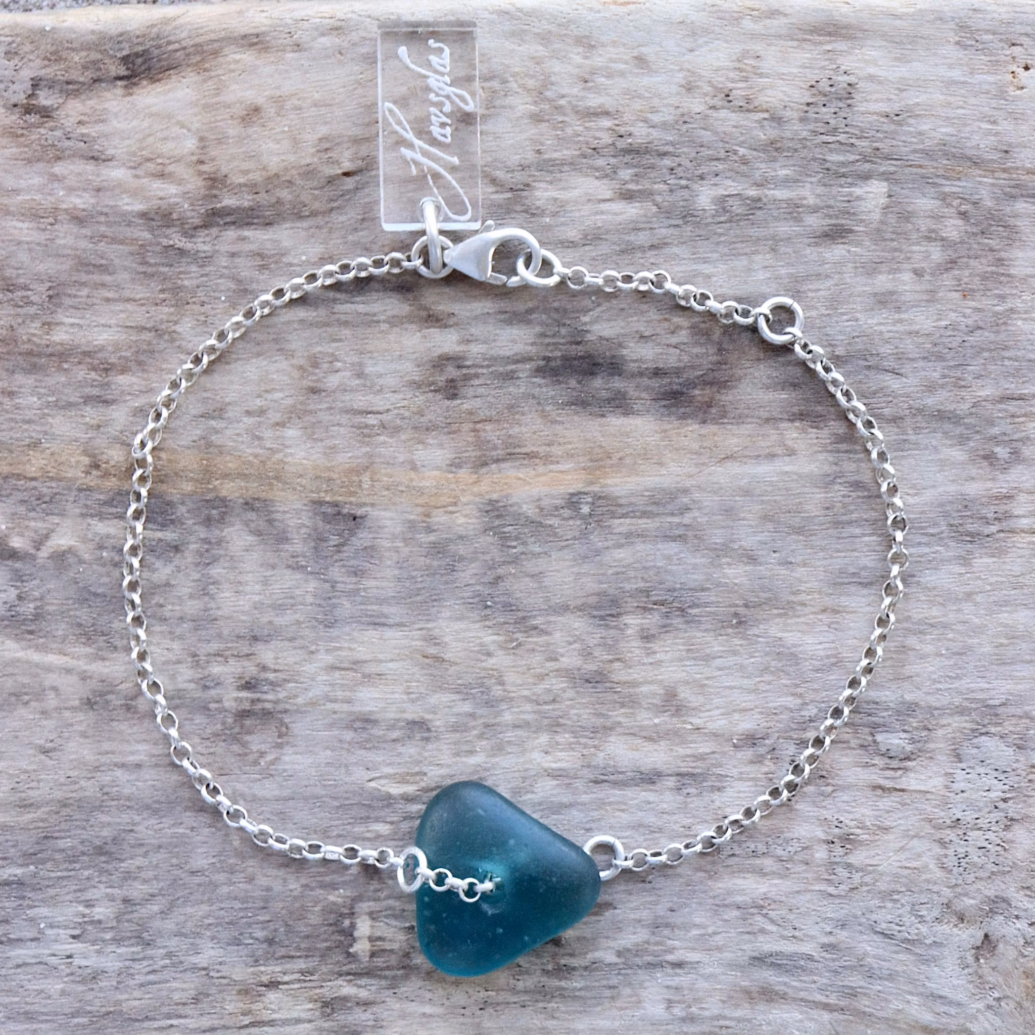 Triangle Blue armband