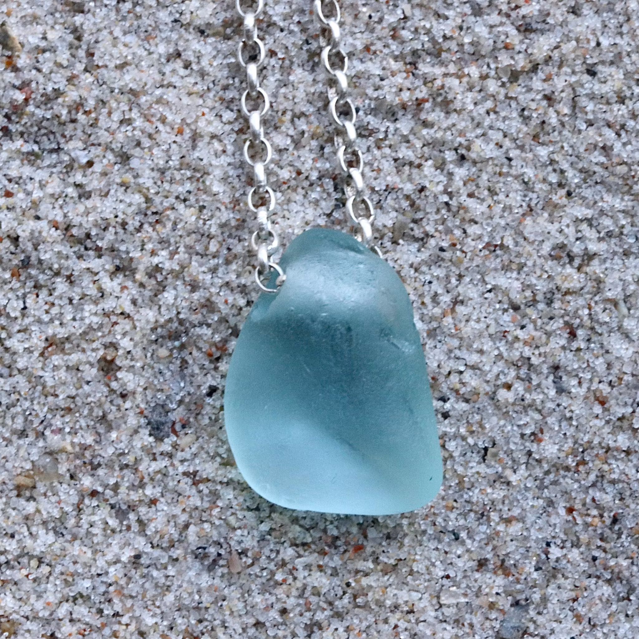 Chunky Blue halsband