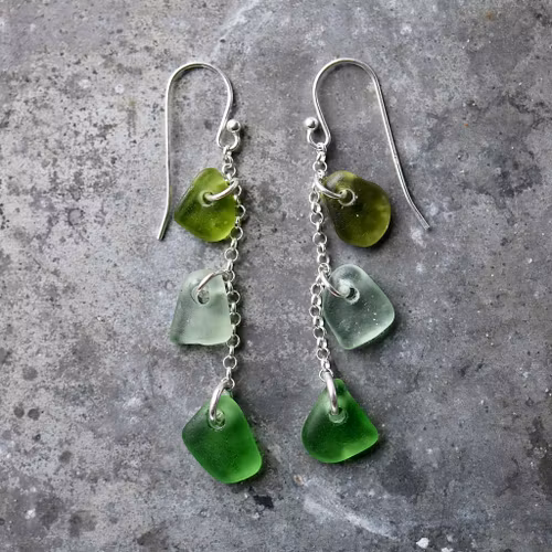 Treasure Hunter´s  Greenery örhängen