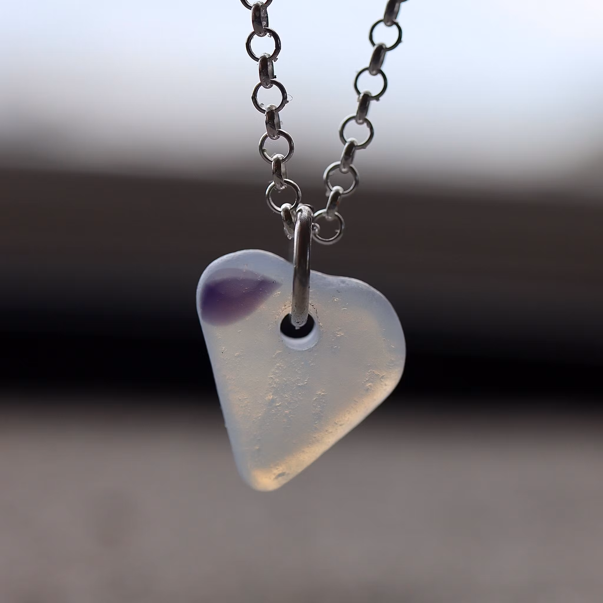 Heart Touched By Lilacs  halsband