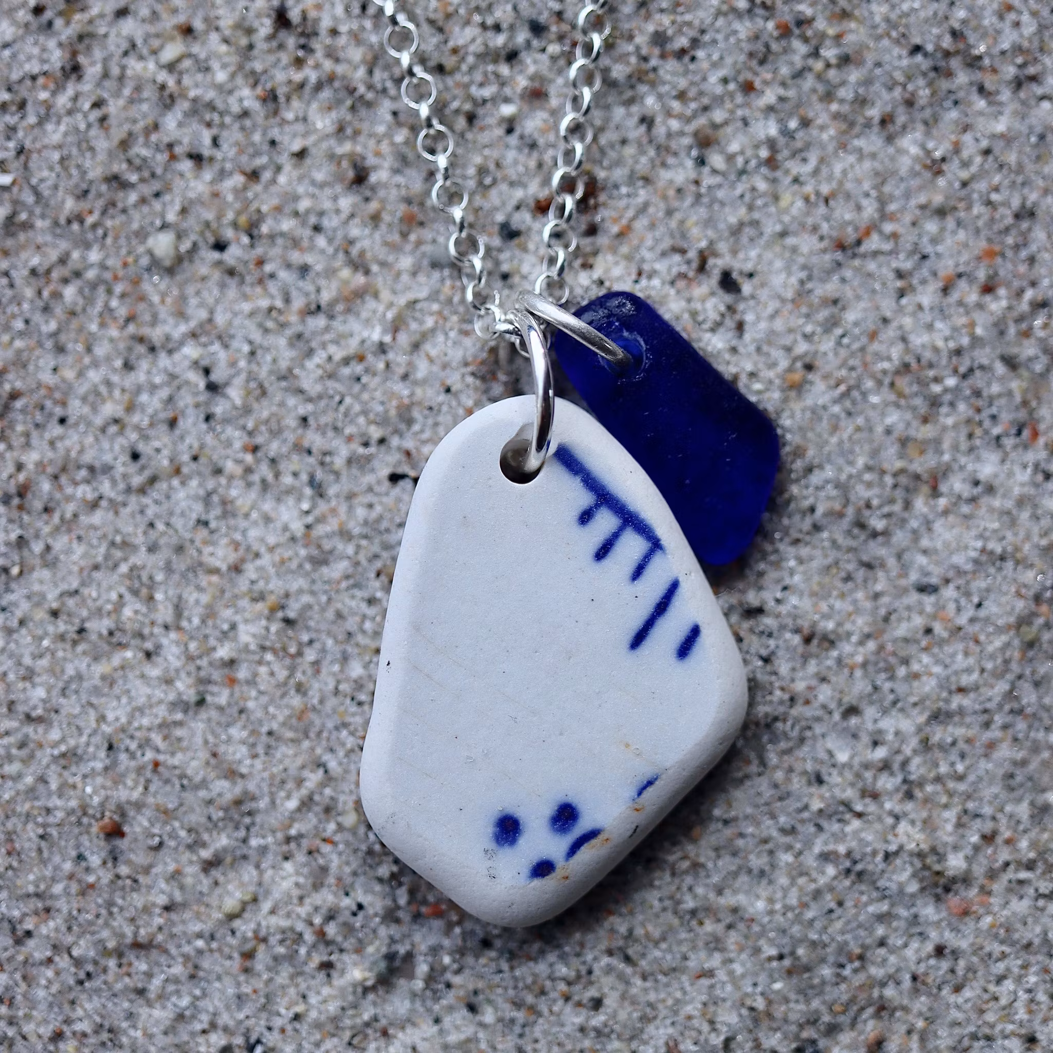 Perfect Match Painted Blue halsband