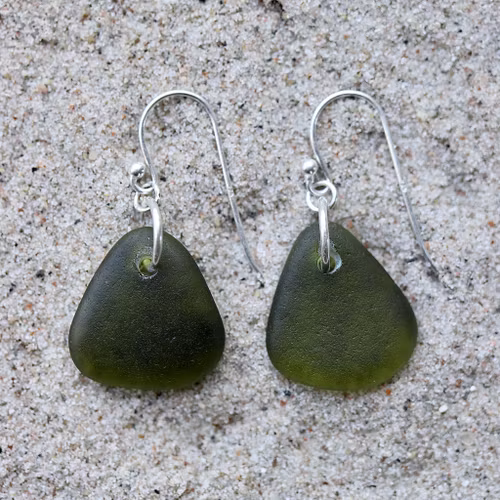 Moss Green örhängen