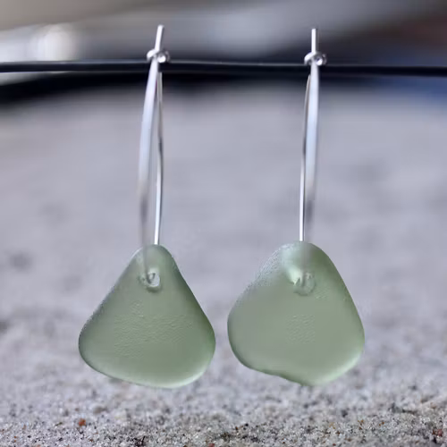 Big Loop Lush Green örhängen