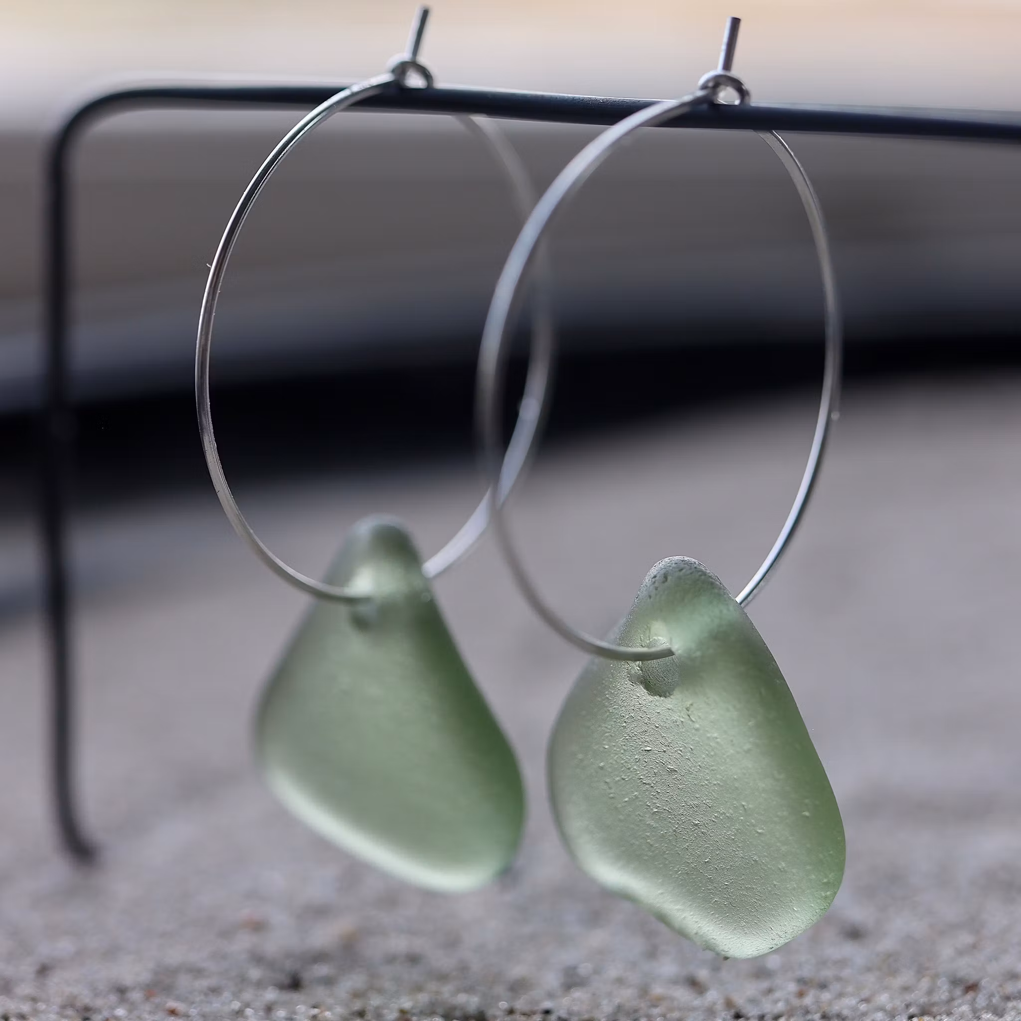 Big Loop Lush Green örhängen