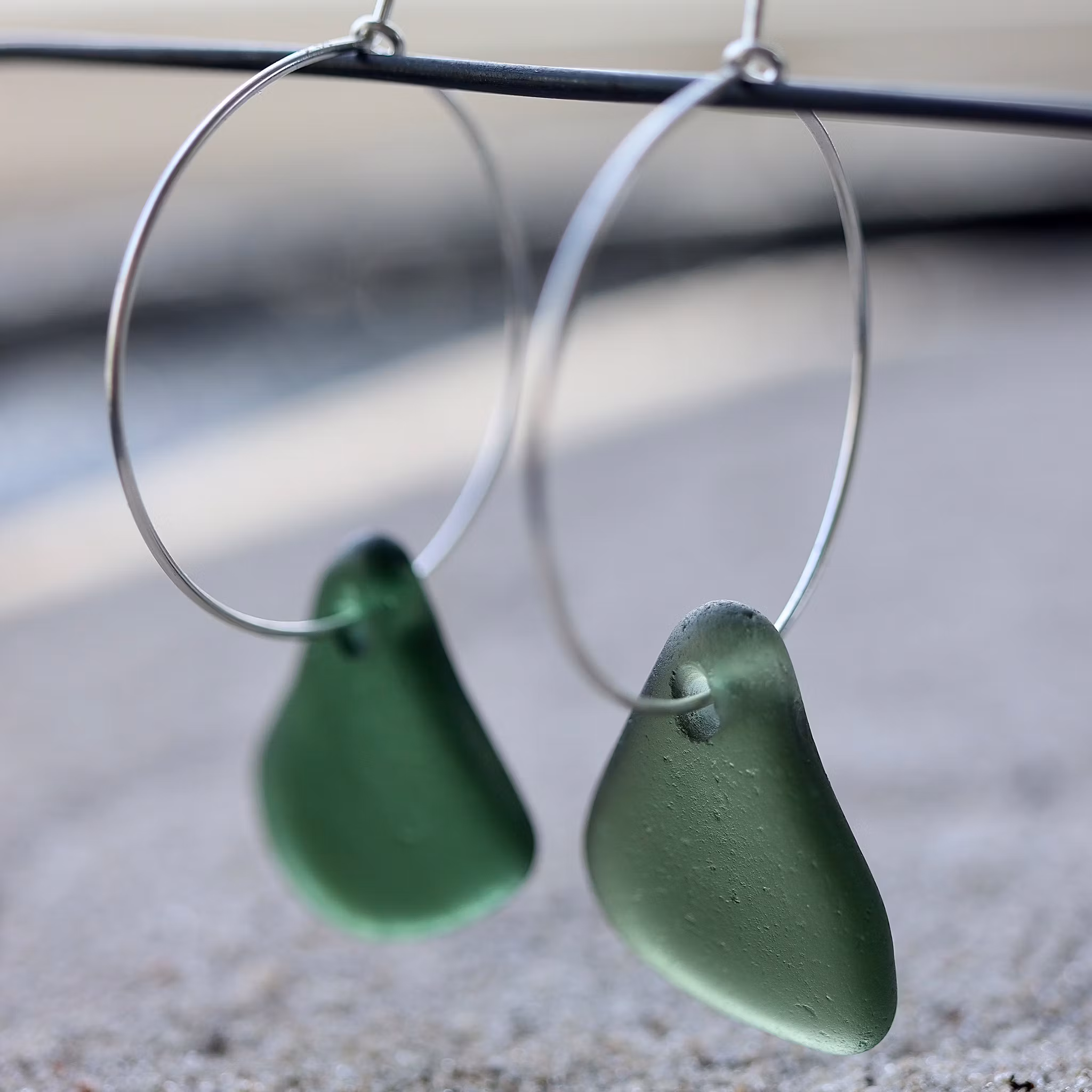 Big Loop Soft Forest örhängen