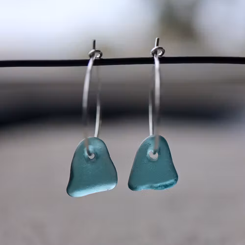 Small Loop Bluebells örhängen