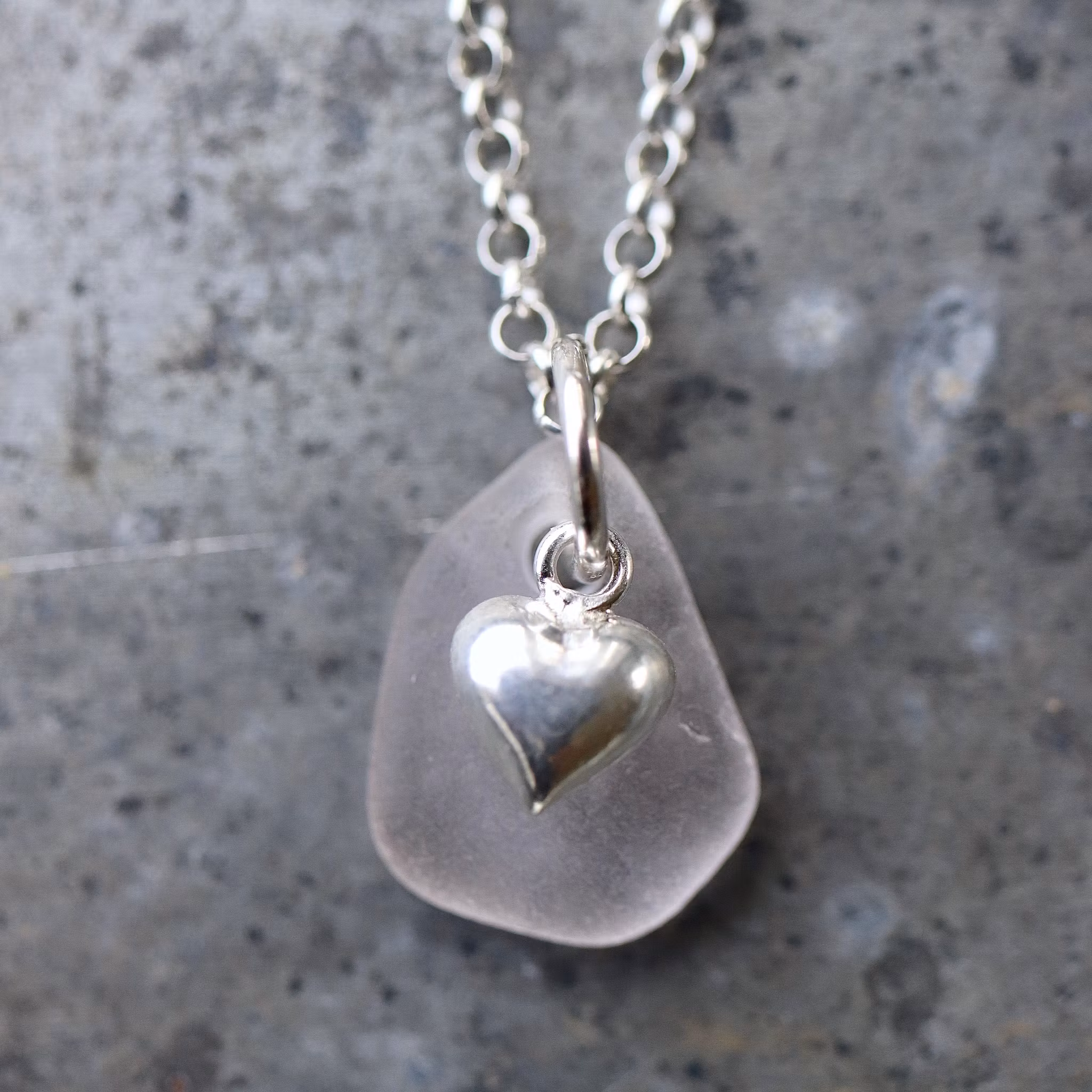 Softpink Heart berlockhalsband