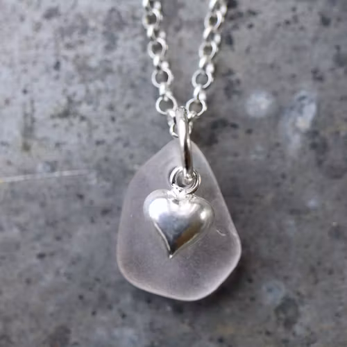 Softpink Heart berlockhalsband