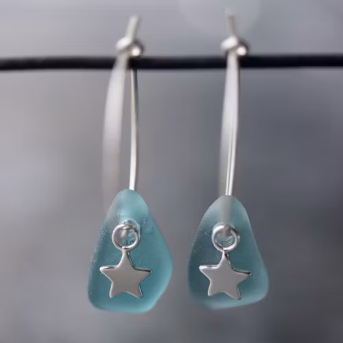 Small Loop Wishingstars berlockörhängen