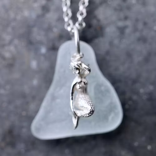 Mermaid In A Wave berlockhalsband