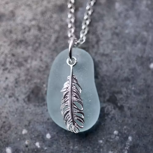 Plume berlockhalsband