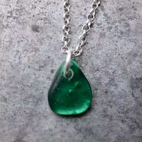 Emerald Bubbles halsband