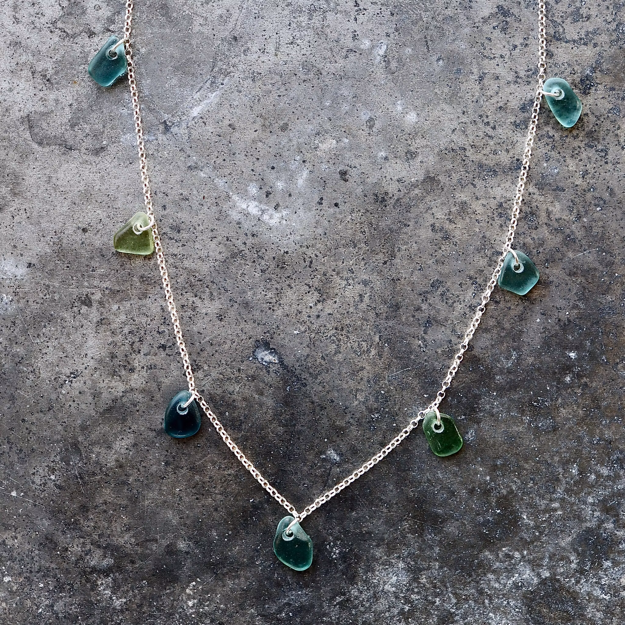 Treasure Hunter´s Aqua Colours halsband