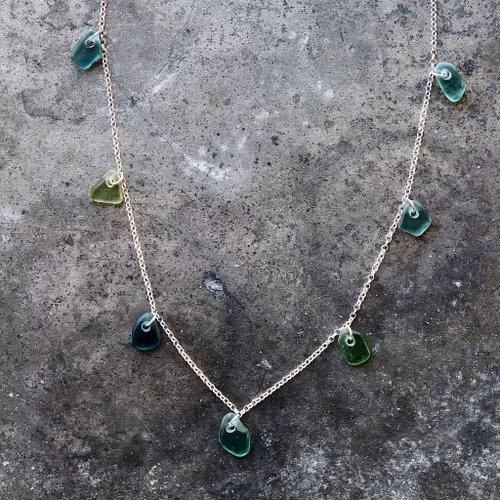 Treasure Hunter´s Aqua Colours halsband