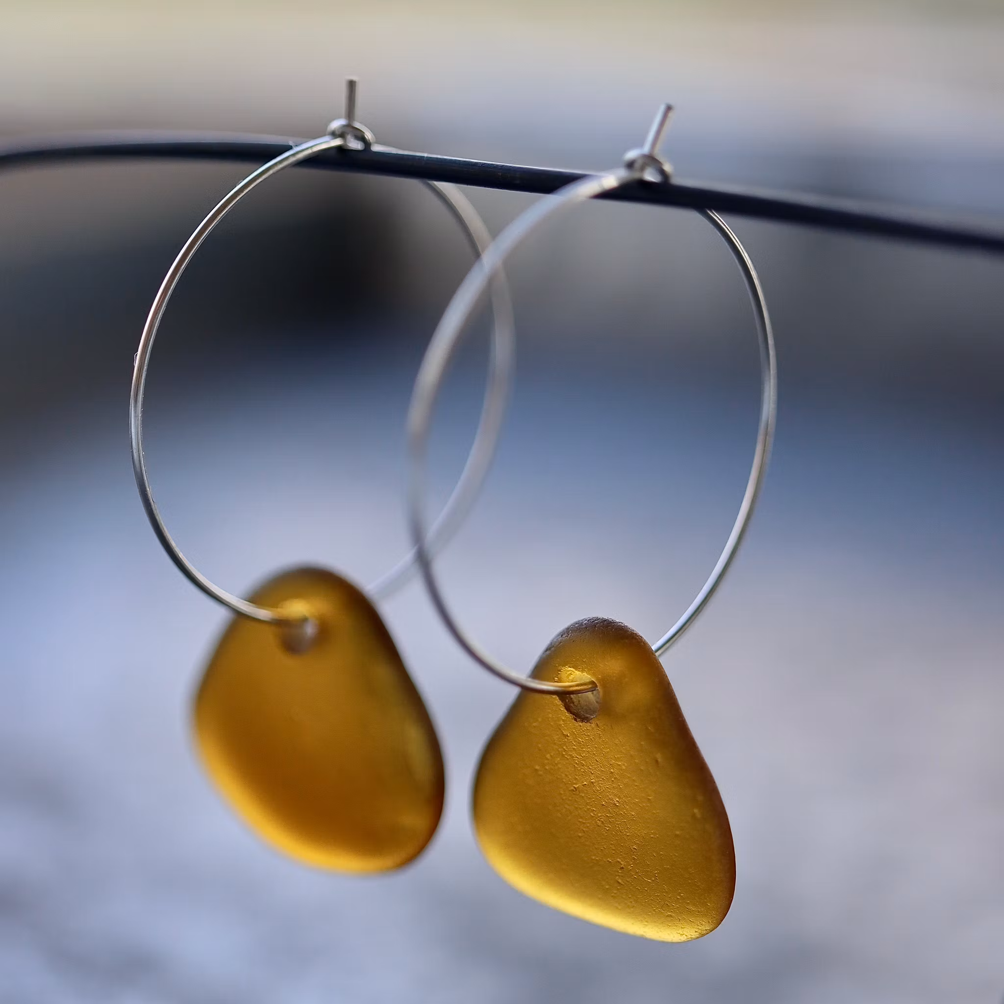 Big Loop Golden Brown örhängen